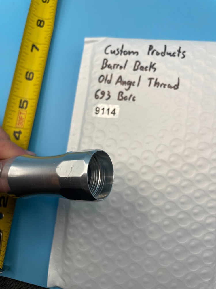 Custom Products Barrel Back Old Angel Thread 693 Bore