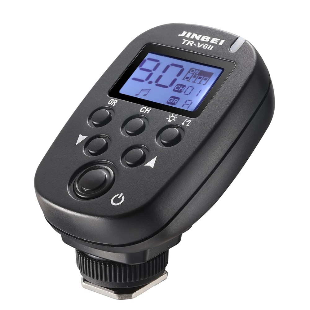 JINBEI TR-V6II Universal 2.4G Wireless Speedlite LCD Flash Trigger Transmitter