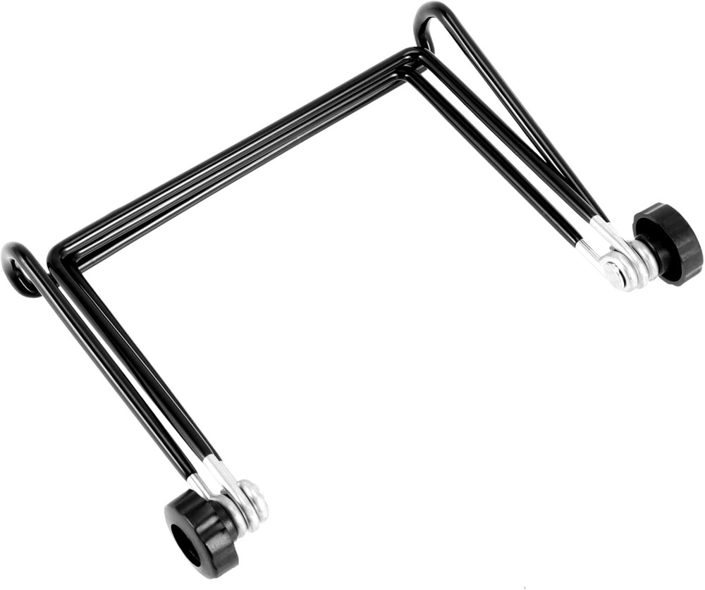 14 Pack Adjustable Wire Display Easels, Foldable Picture Frame Stand, Black Iron