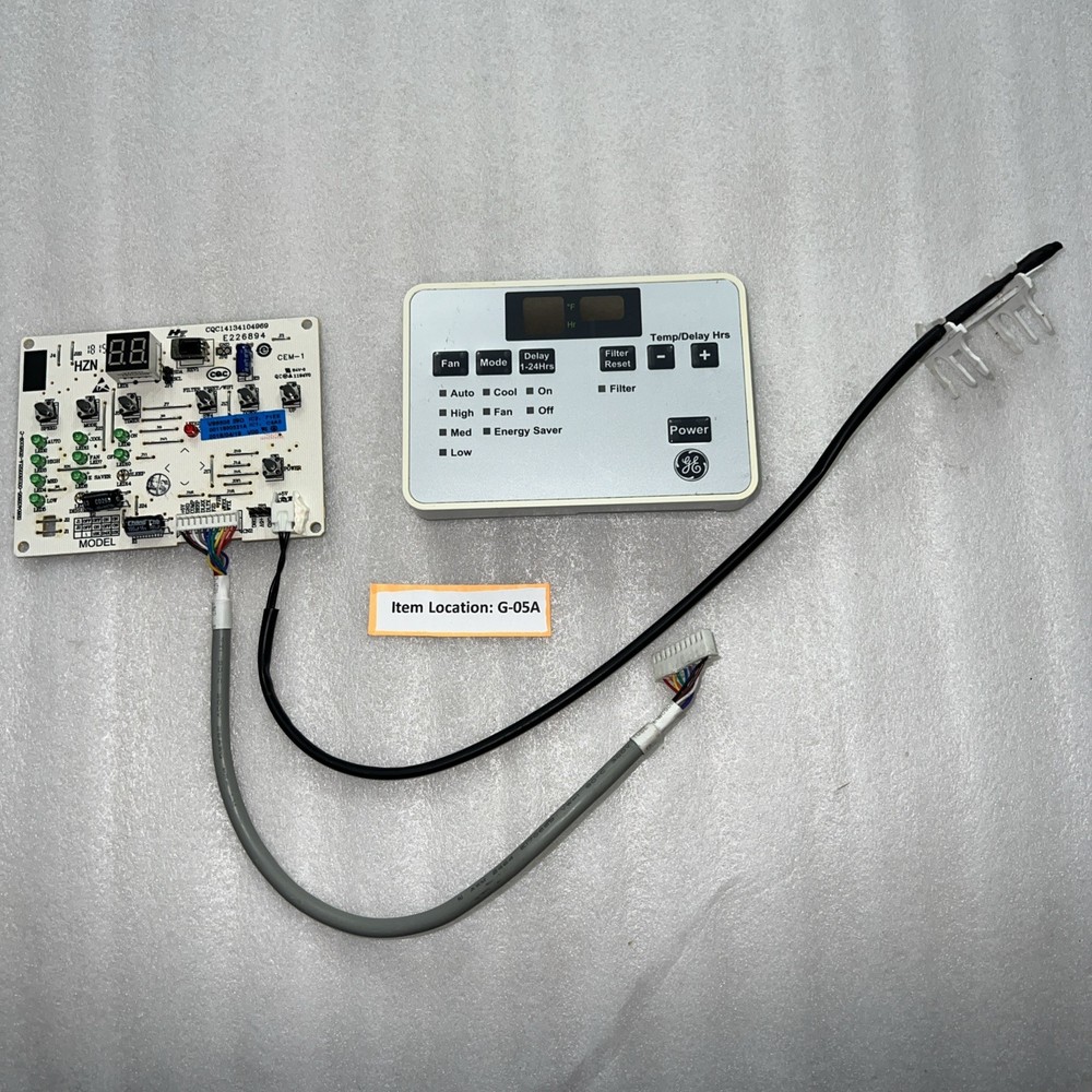 GE AIR CONDITIONING UNIT AC MAIN INTERFACE TOUCH PAD CONTROL BOARD