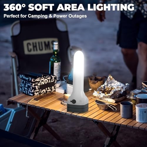 Flashlight Rechargeable High Lumens, 3-in-1 Flashlight Lantern Combo, Mini