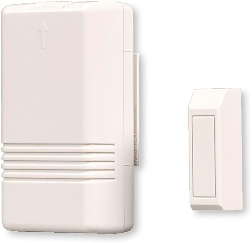 Wireless White Door/Window Sensor with Magnet - Smart Home Security Solution