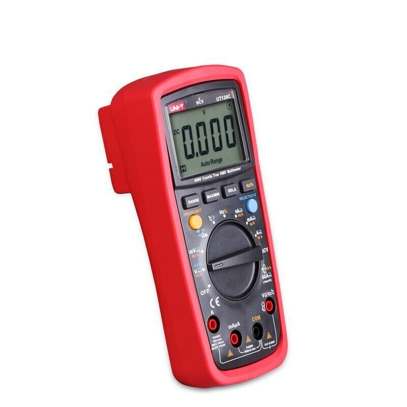 UNI-T UT139C True RMS Digital Multimeter Ammeter Auto/Manual Range Data Hold
