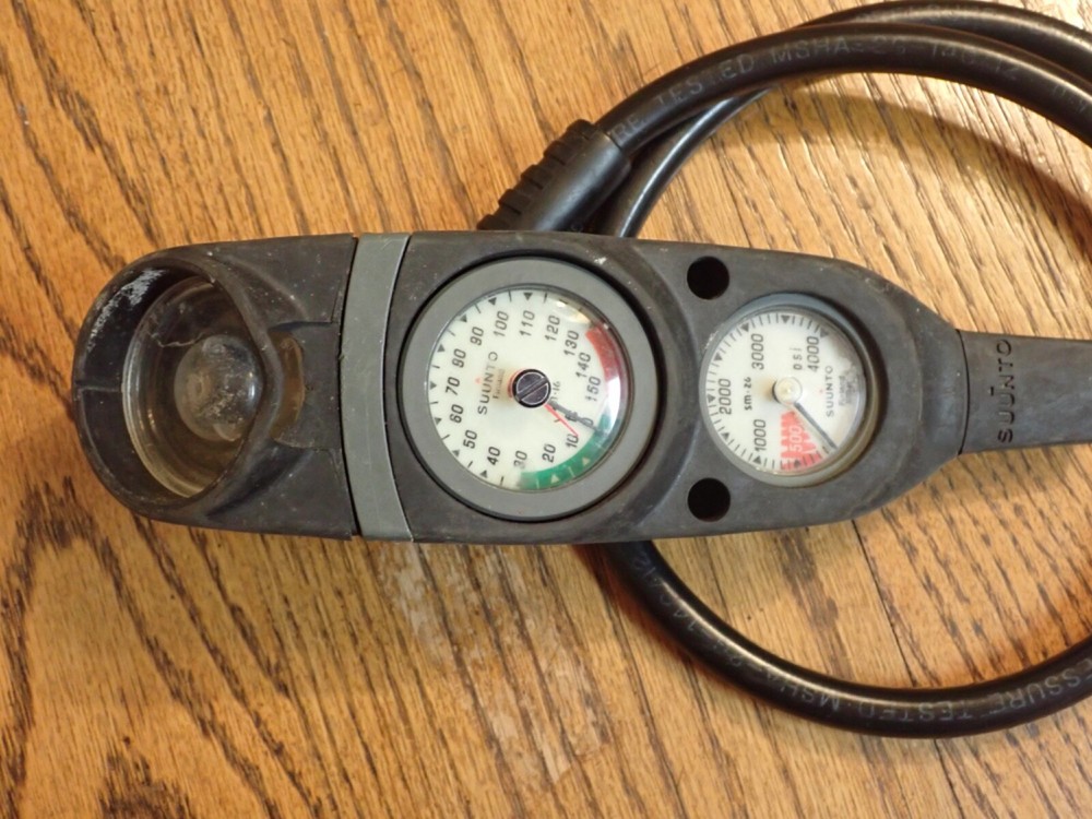 Suunto Scuba Console, SPG, Depth, Compass Missing. Water Tested