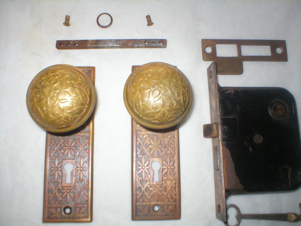 Antique Victorian Era Door Hardware