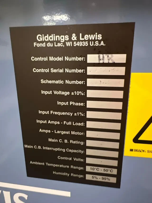 Giddings & Lewis Drill Point Grinder w/ Tooling- Immaculate Condition-RARE Tool