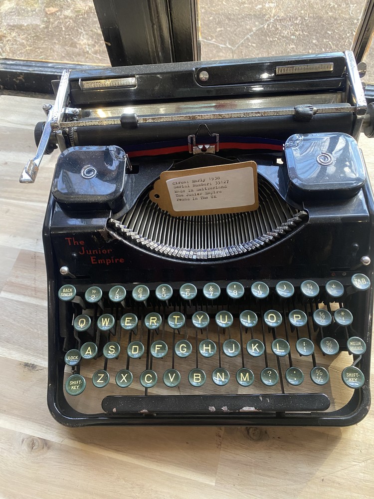 RAREST UK Hermes 2000 Variant Almost NEVER Available - Junior Empire Typewriter