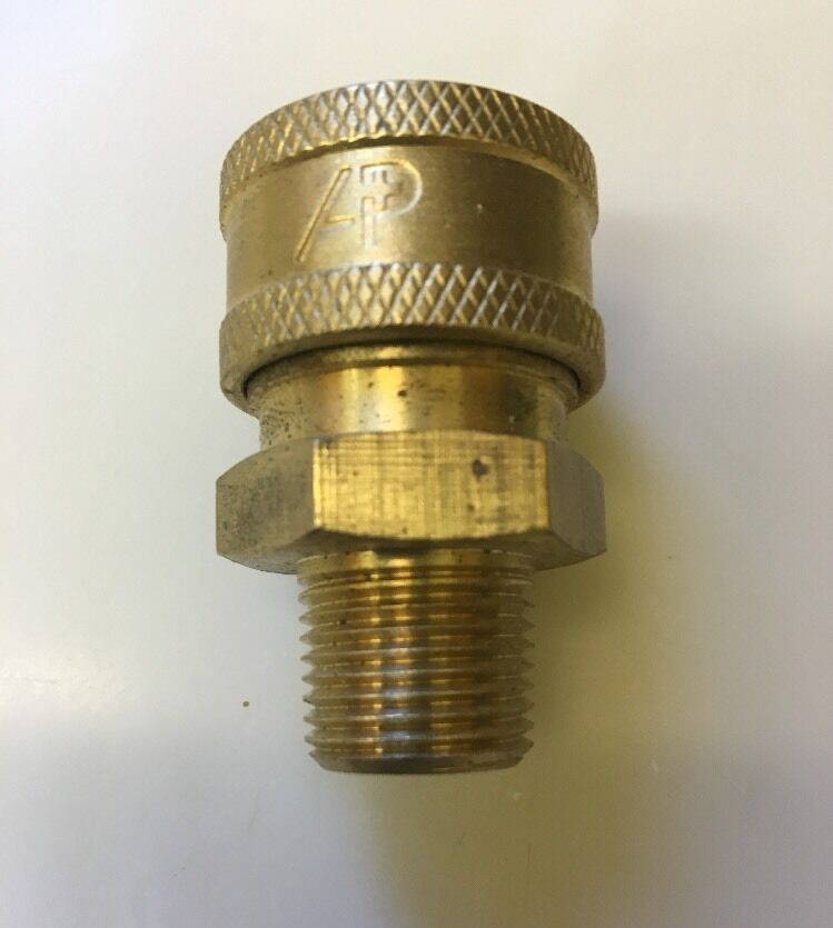 A+ 3/8 Pressure Washer Brass Quick Connect 3/8 NPT Solid Brass