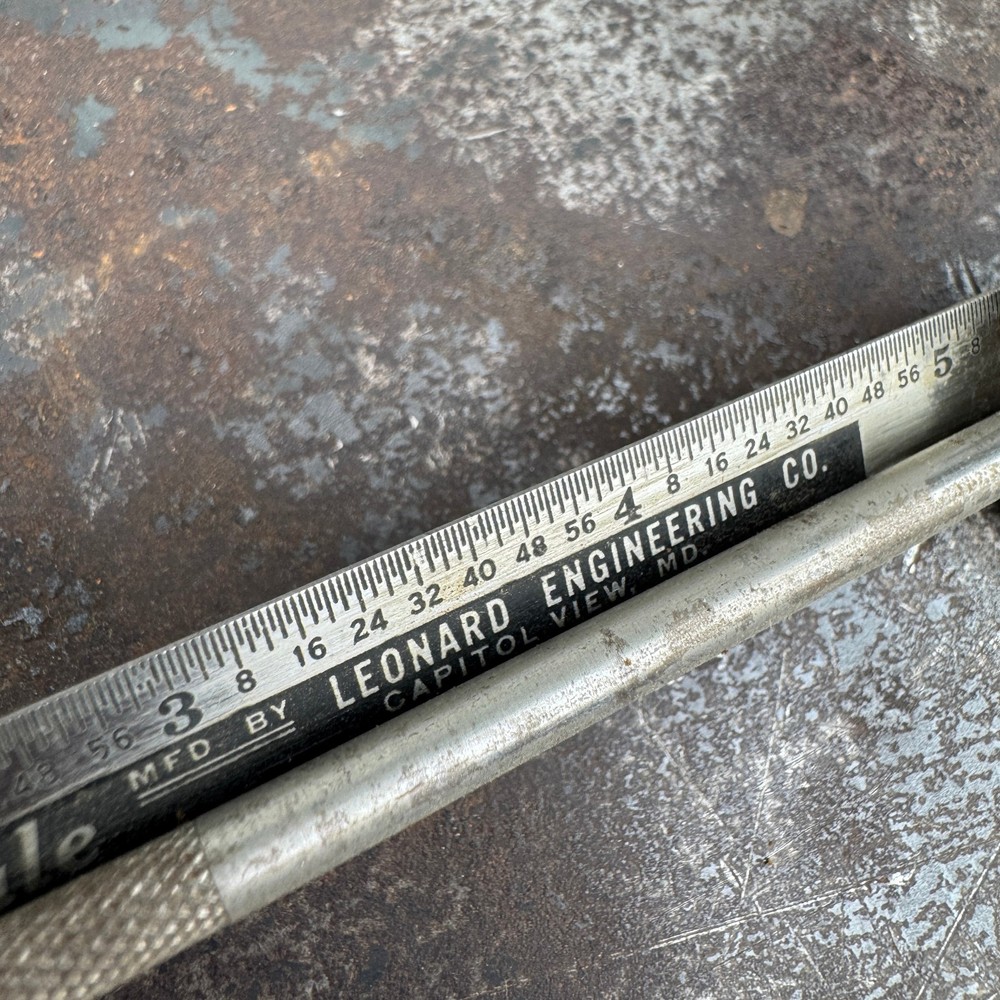Vtg THE MICRO SCALE by Leonard Engineering Co.