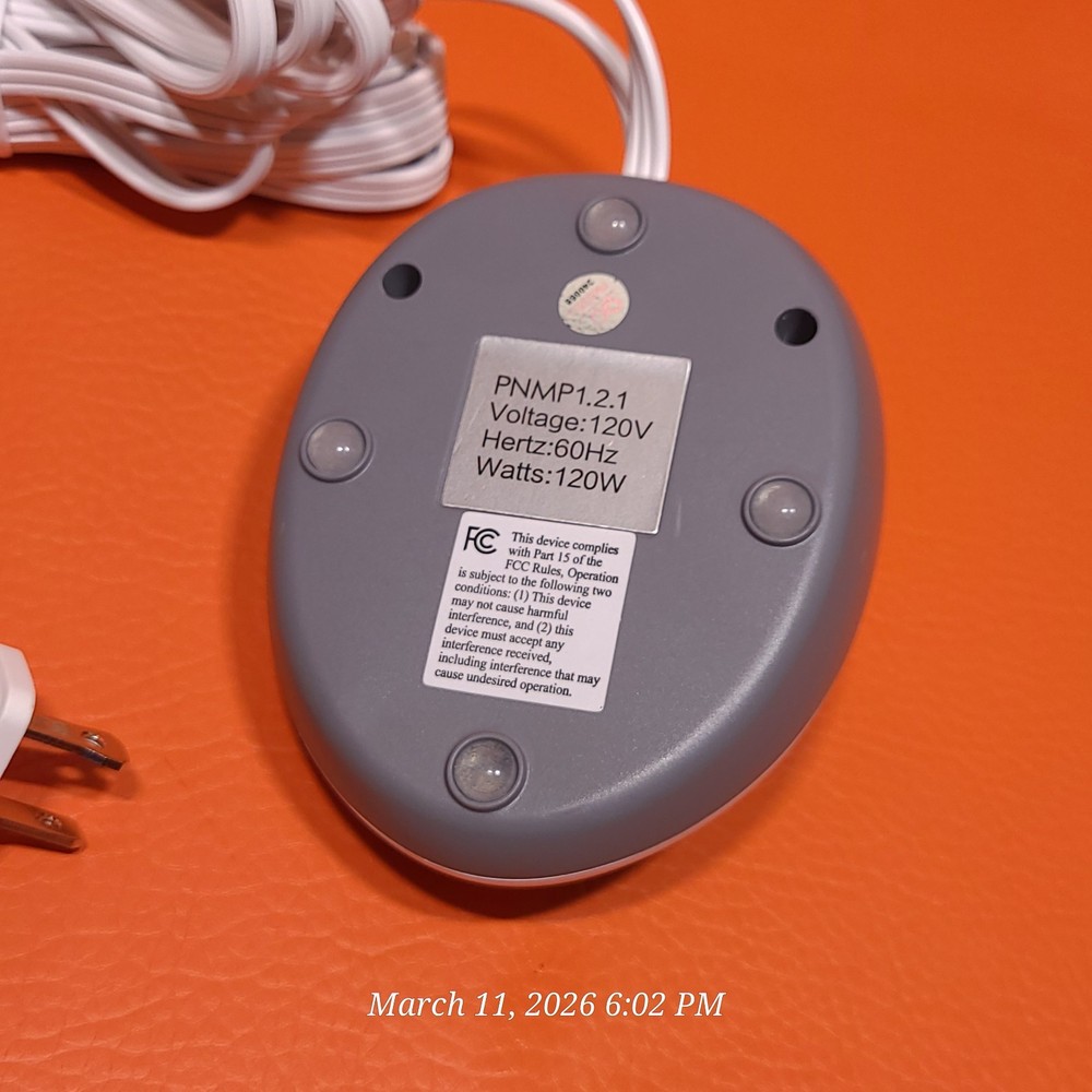 Serta Remote Controller 3 Pin Plug Model PNMP 1.2.1 For Heated Mattress Pads