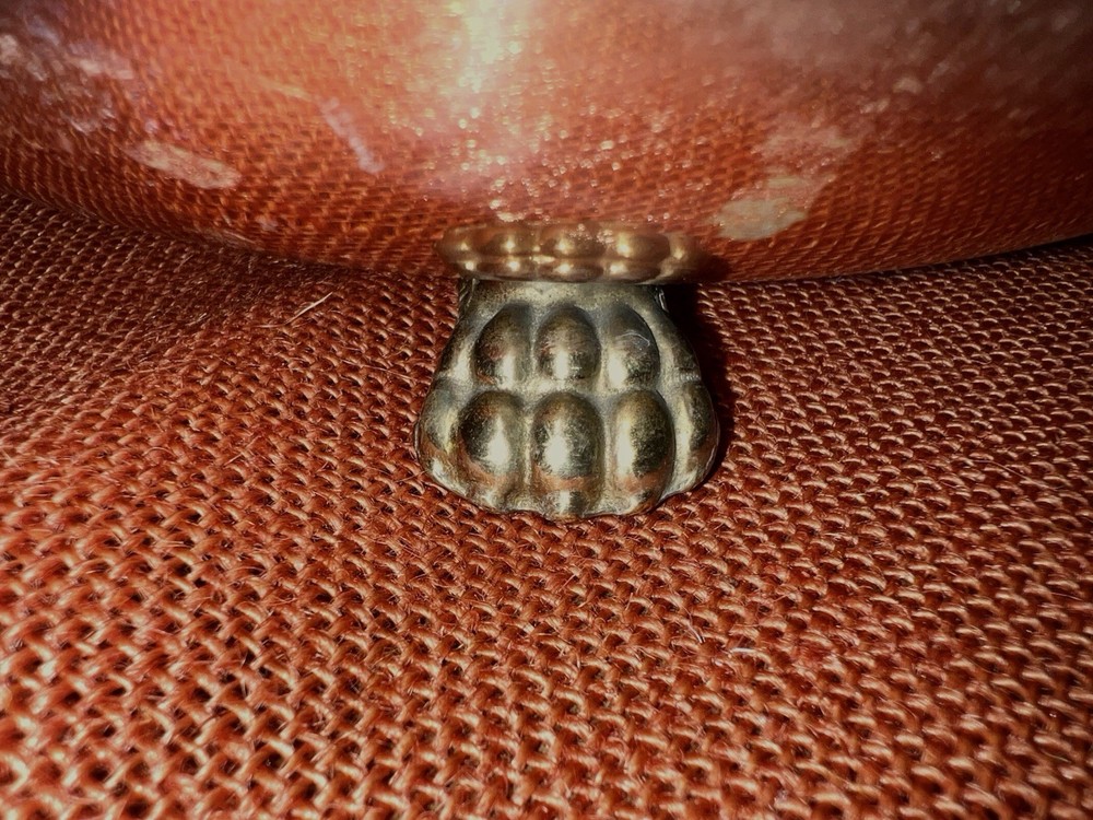 Colonial Virginia Three Footed Copper Bowl