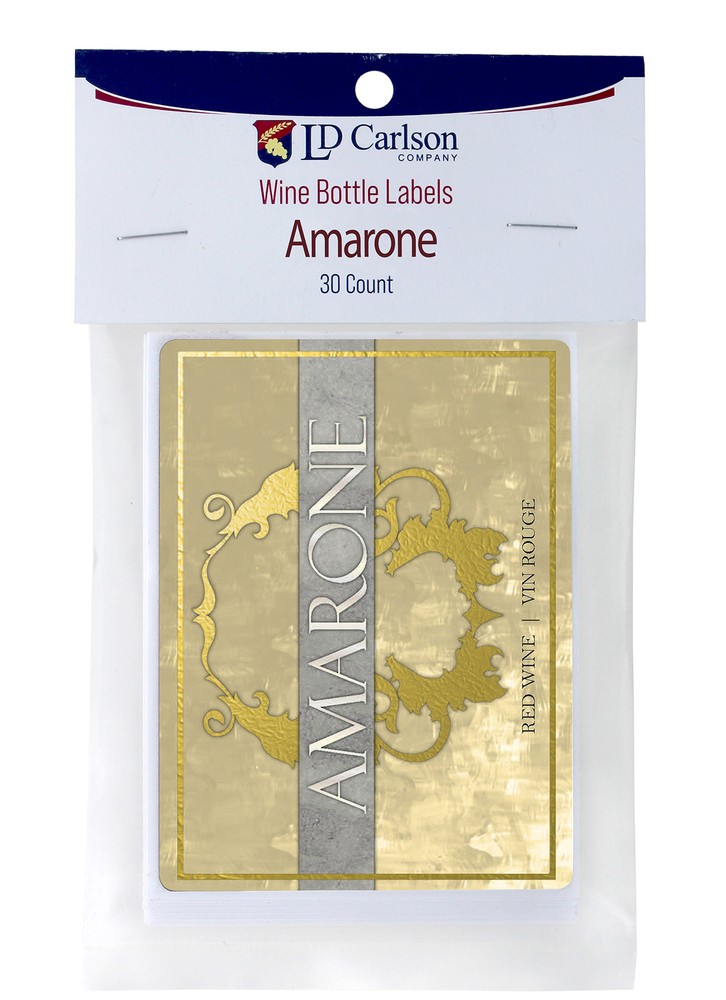 Amarone Wine Labels 30/Pack Varietal Collection