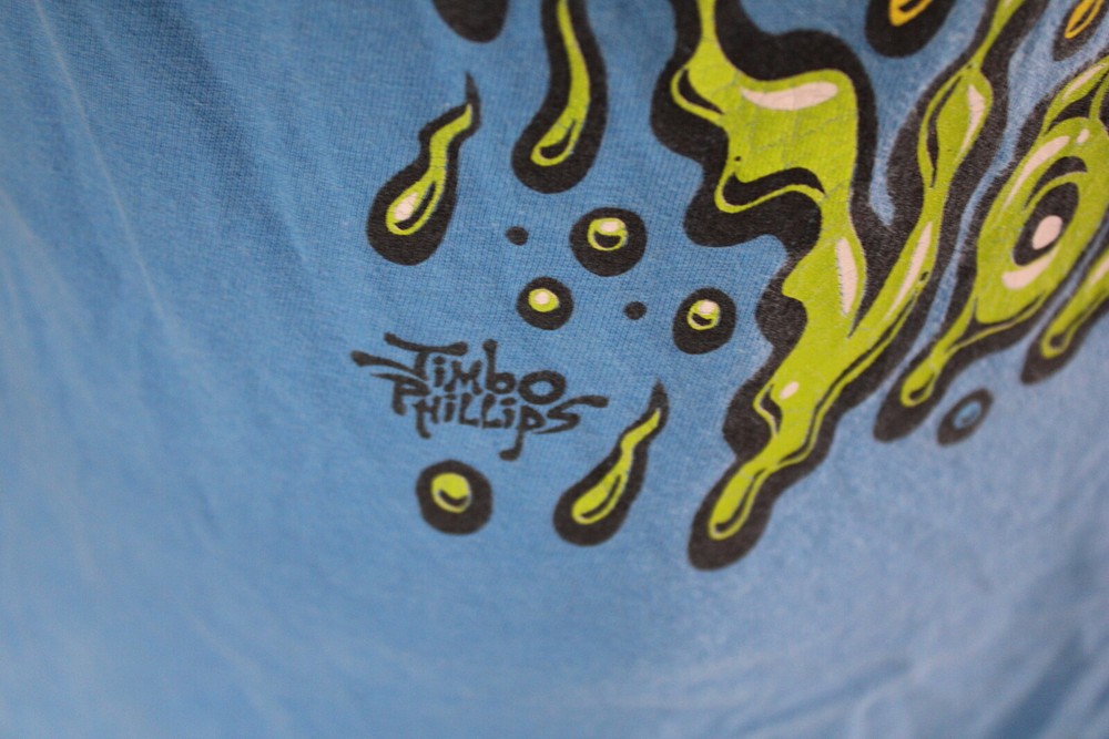 Retro Volcom Shirt - Timbo Phillips Exploding Face - Men's Large
