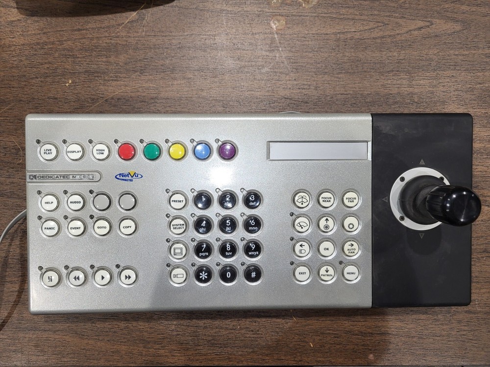 Dedicated Micros keyboard for Camera and PTZ control