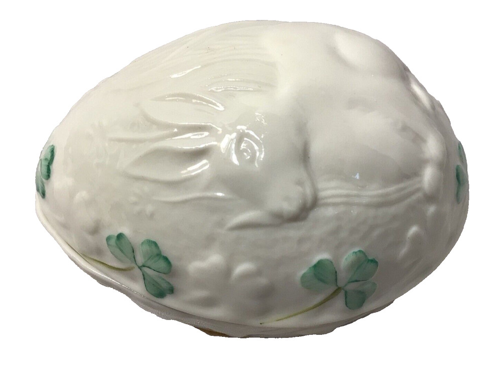 BALEEK "BUNNY" EGG TRINKET BOX - 2193