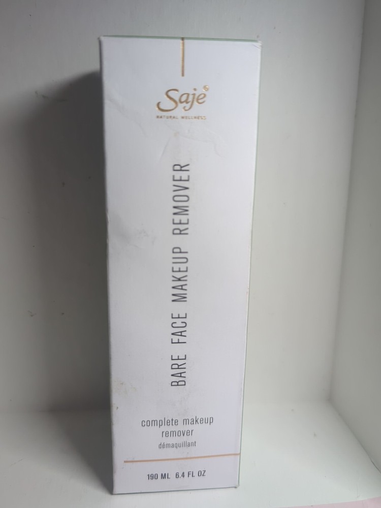 Saje bare face complete makeup remover new 6.8 oz/190ml