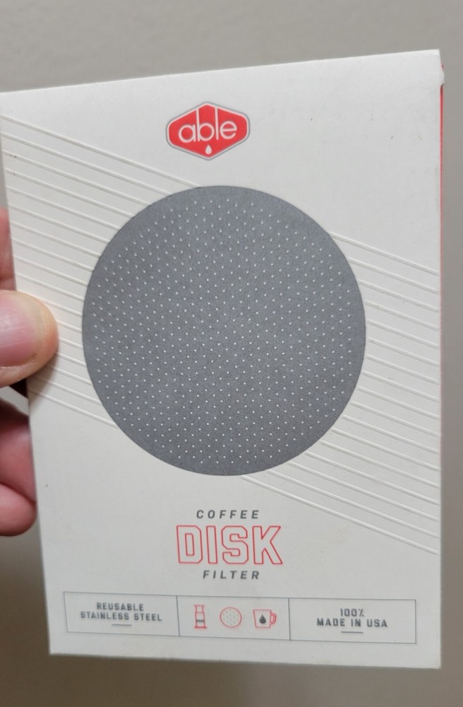 Able Brewing Disk Coffee Filter - Stainless Steel