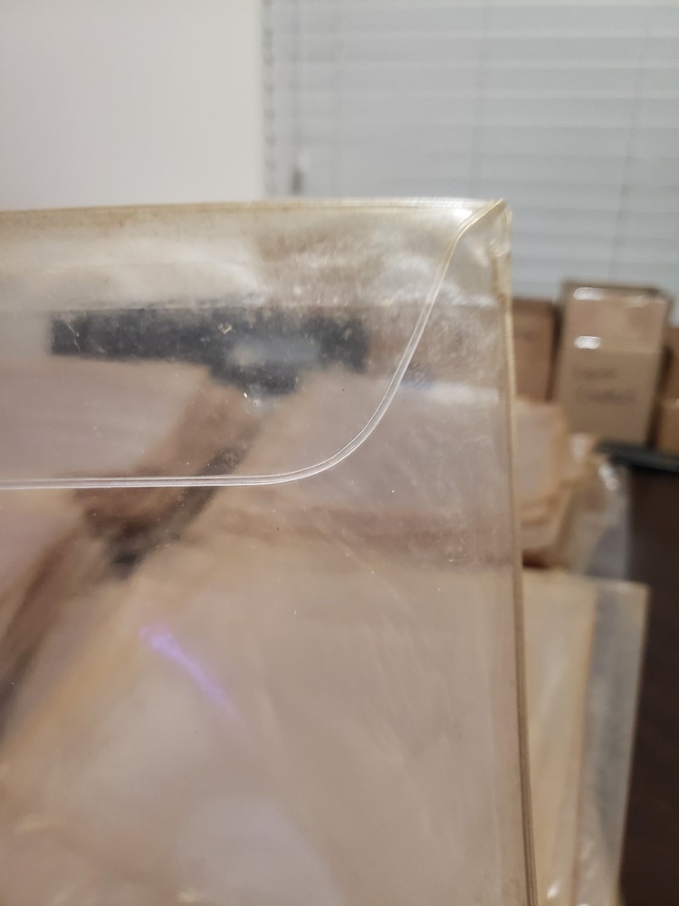 285 Dusty Dirty Laserdisc Sleeves Thick Protective Covers Outer Plastic