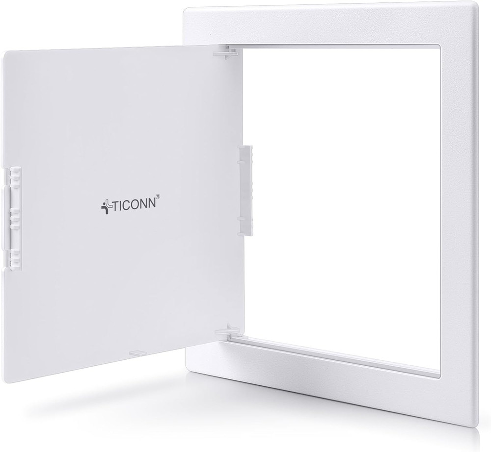 Access Panel for Drywall, 8 X 8 Inch ABS Plastic Wall Hole Cover Access Doors, E