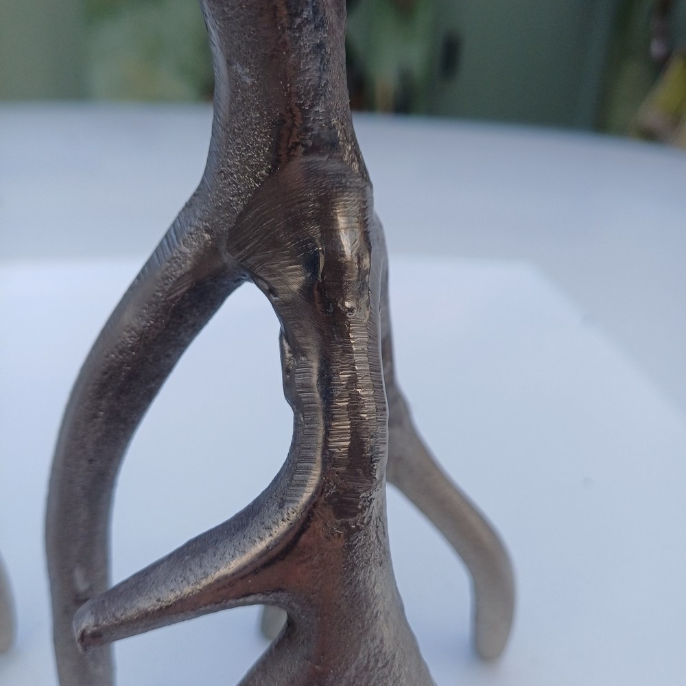 Antler horn candlesticks