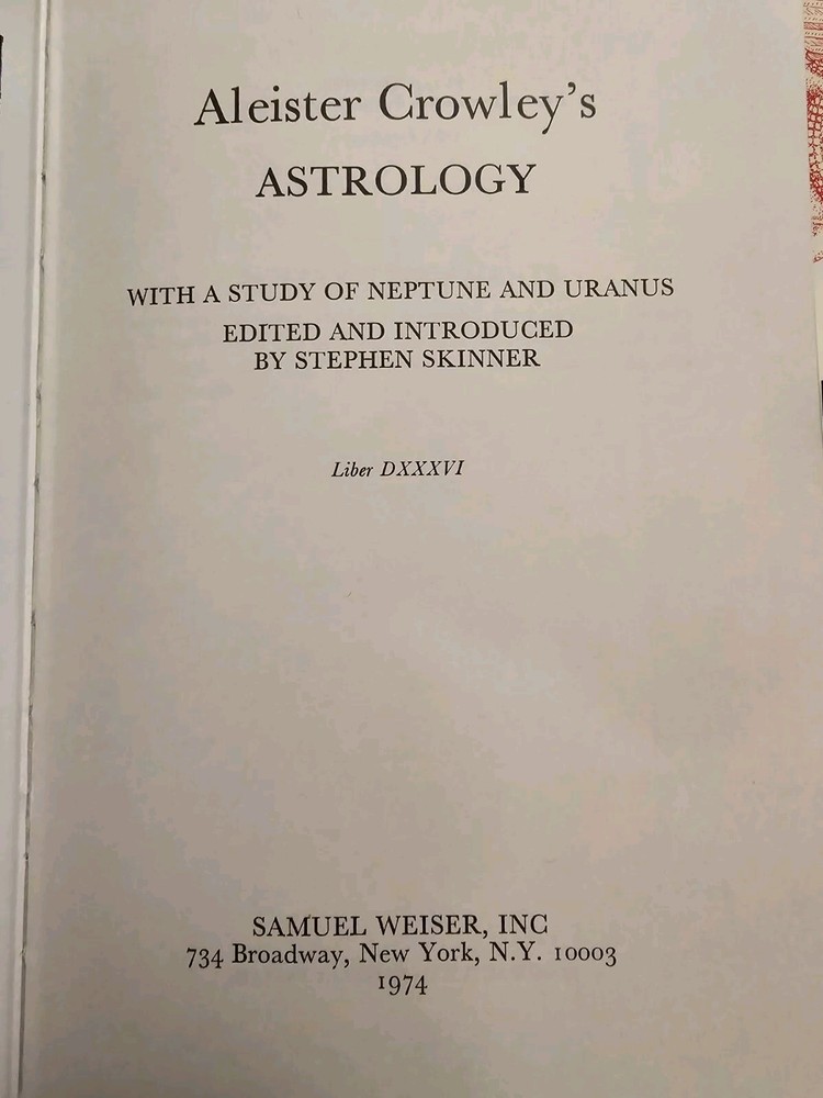 Alister Crowley Astrology