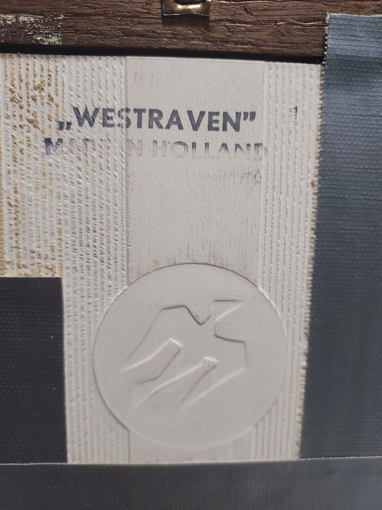 Pair Of Westraven Hand-painted Tiles Framed