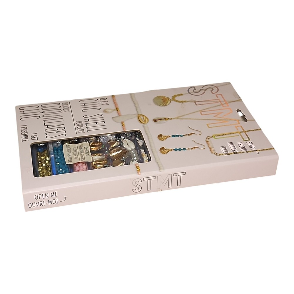 DIY Purpose Chic Shell Jewelry Making Kit Craft STMT New 2020