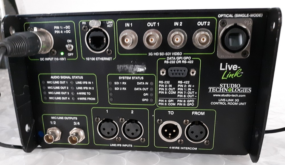 Studio Technologies LL3GCR-032 3G Control Room Unit 3G/HD/SD-SDI NO AC *TESTED*