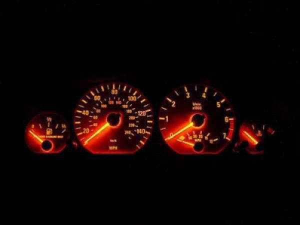 1996-2004 BMW E39 E38 E53 5 Series Dash Cluster GREY Face Gauges