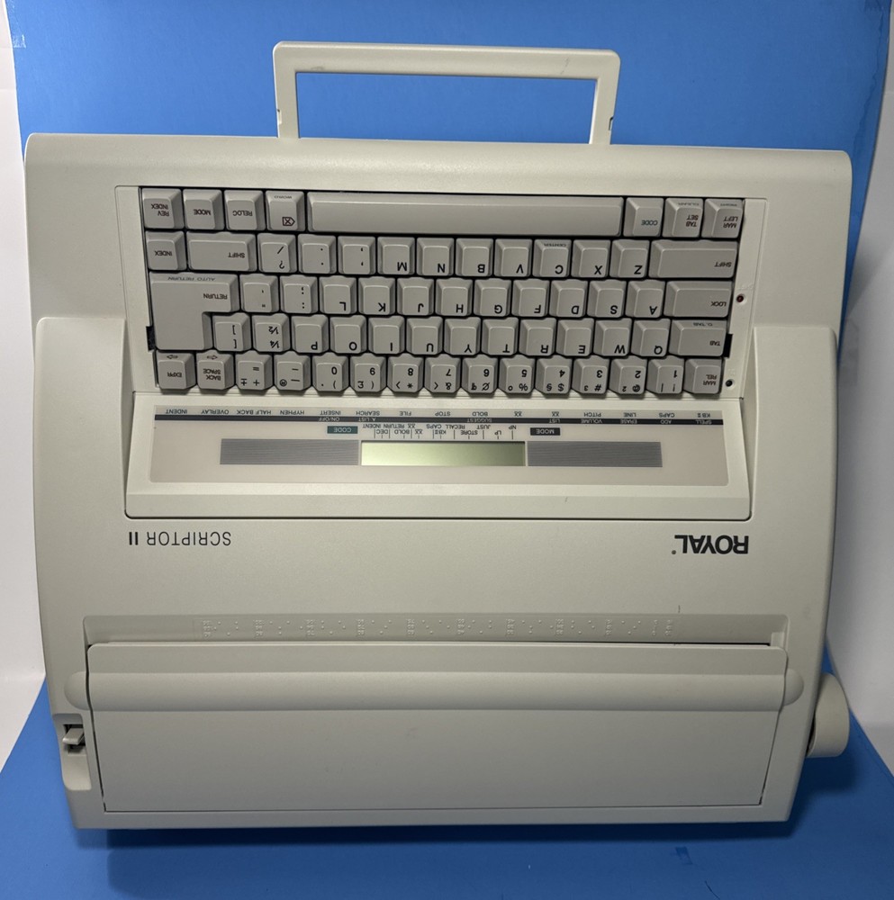 Royal Scriptor II Electronic Typewriter (REFURBISHED BY PRO) EXCELLENT CONDITION