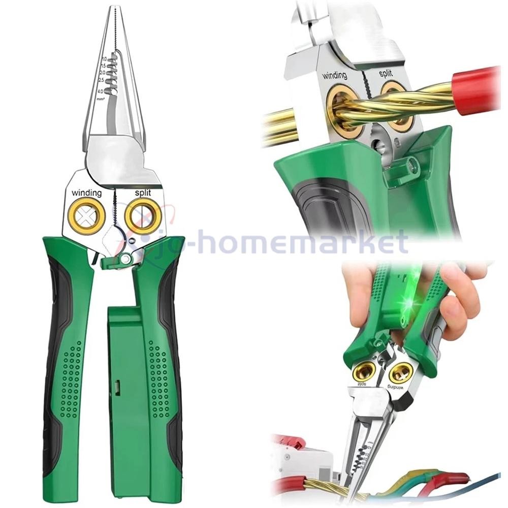 8 In 1 Wire Stripper, Wire Stripping Tool with Voltage Tester, Cable Cutters US