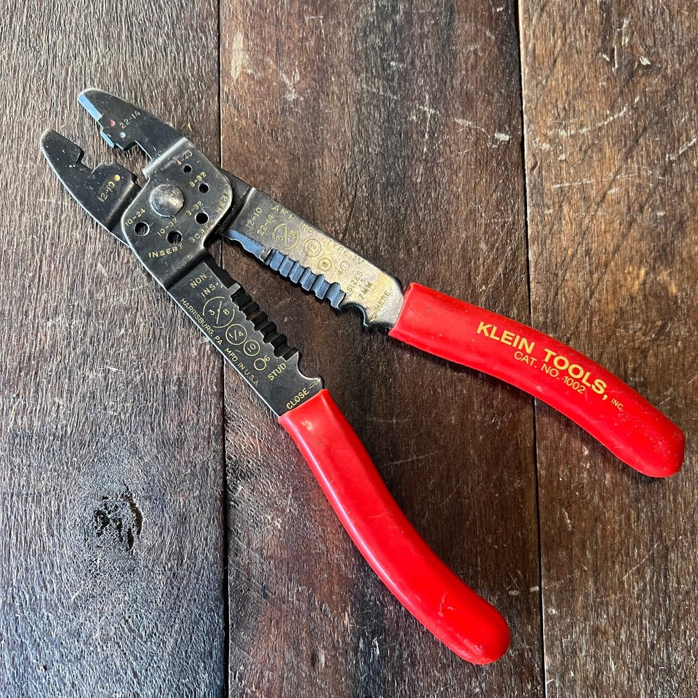 Klein Tools 1002 Wire Stripper Crimper Cutter Tool, Made in USA
