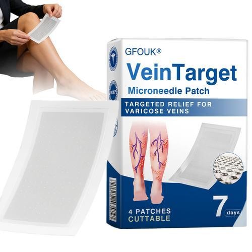 GFOUK Vein Target Microneedle Patch, 2026 Advanced Varicose Veins Treatment