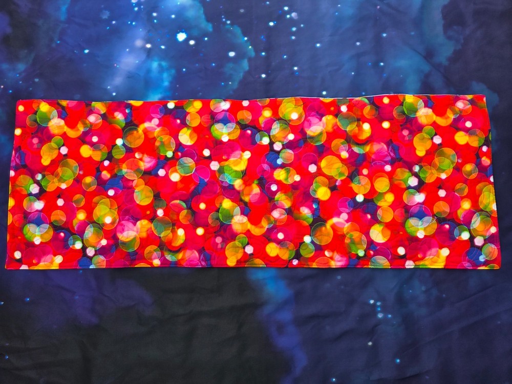 Handmade Quilted Table Runner Disney Mickey Mouse FUN SKETCH BUBBLES