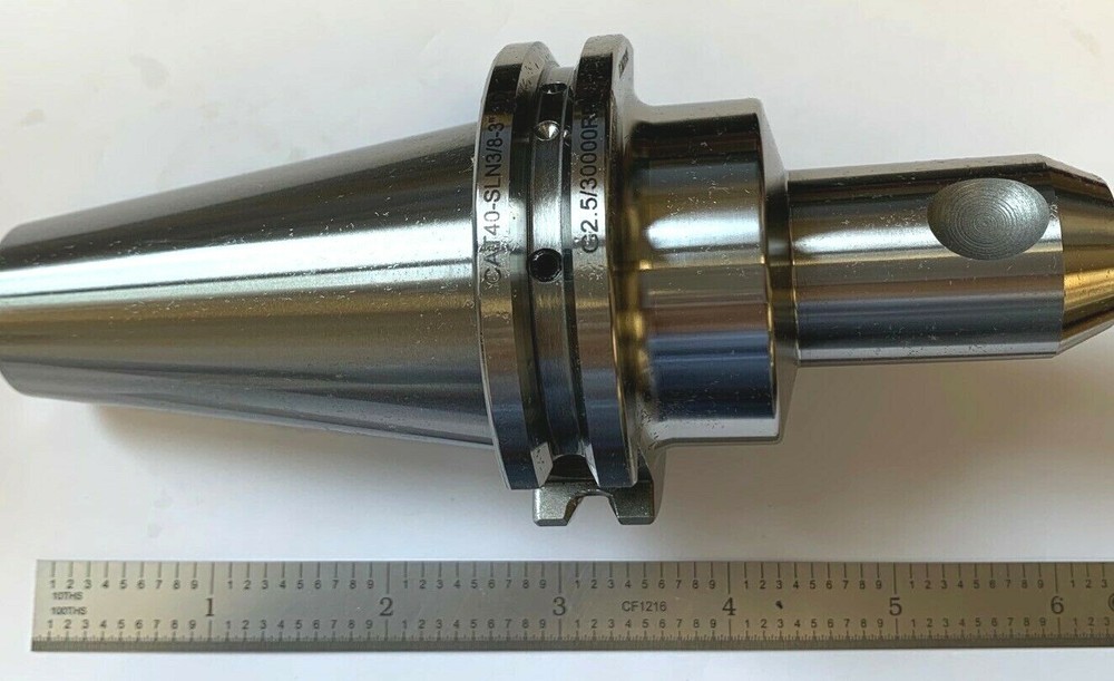 3/8" CAT40 END MILL HOLDER 3" PROJECTION DOMINATOR #20195