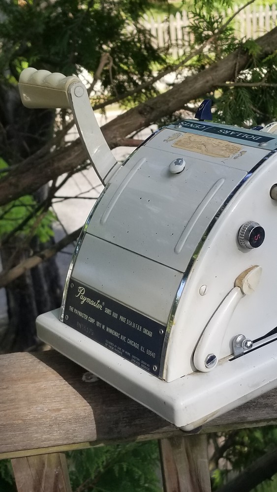 VINTAGE CHECK WRITER PAYMASTER RIBBON WRITER