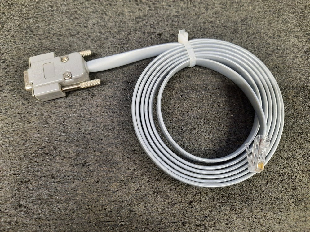 Console Cable RJ45 to DB9 Female Adapter Tested With Netlist
