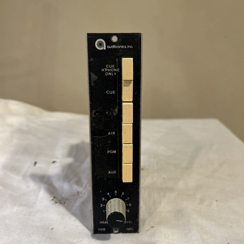 Auditronics 110 B HPC Headphone level