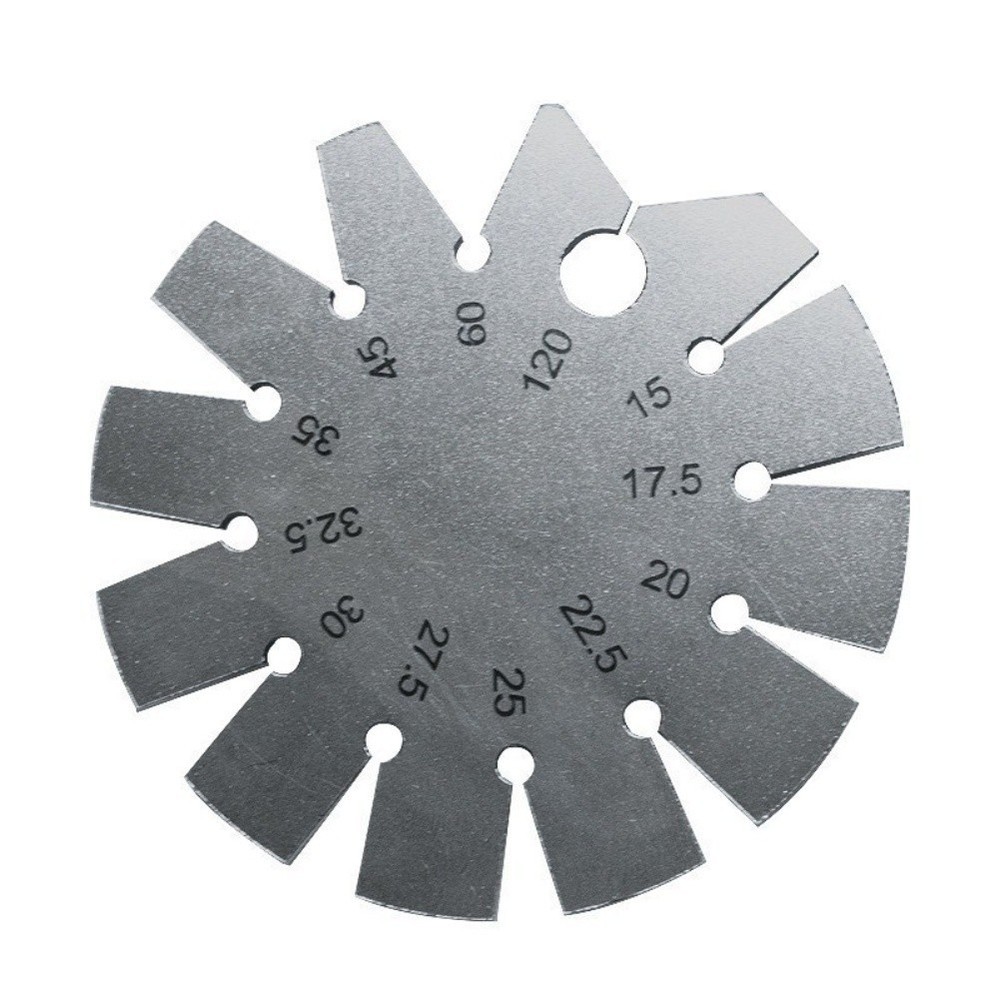 Round Angle Gauge Compact Design for Keychain Mounting