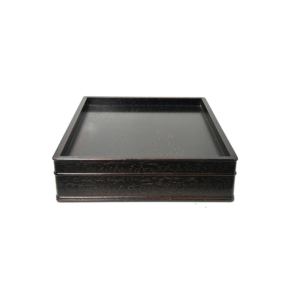 Oriental Small Drawers Dark Brown Rectangular Accent Treasure Chest Box GB282