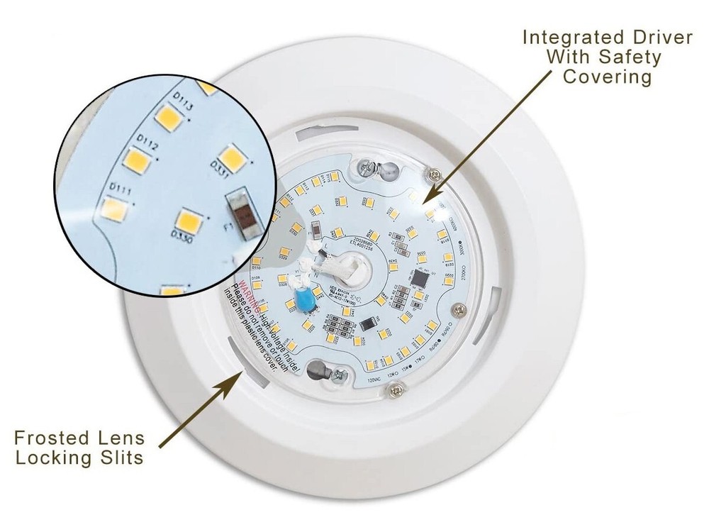 LED-DL56-WH AC15W/3000K Disk Light