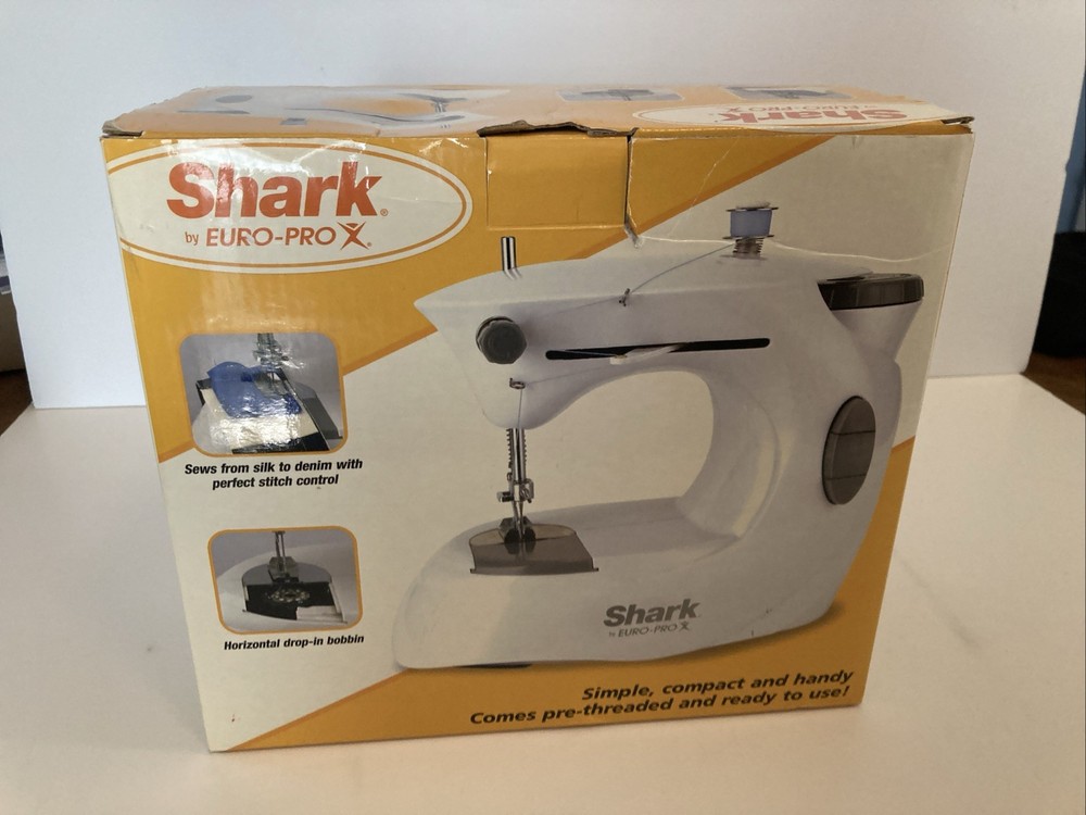 Shark Euro Pro x Portable Sewing Machine Model 998A Basic Works