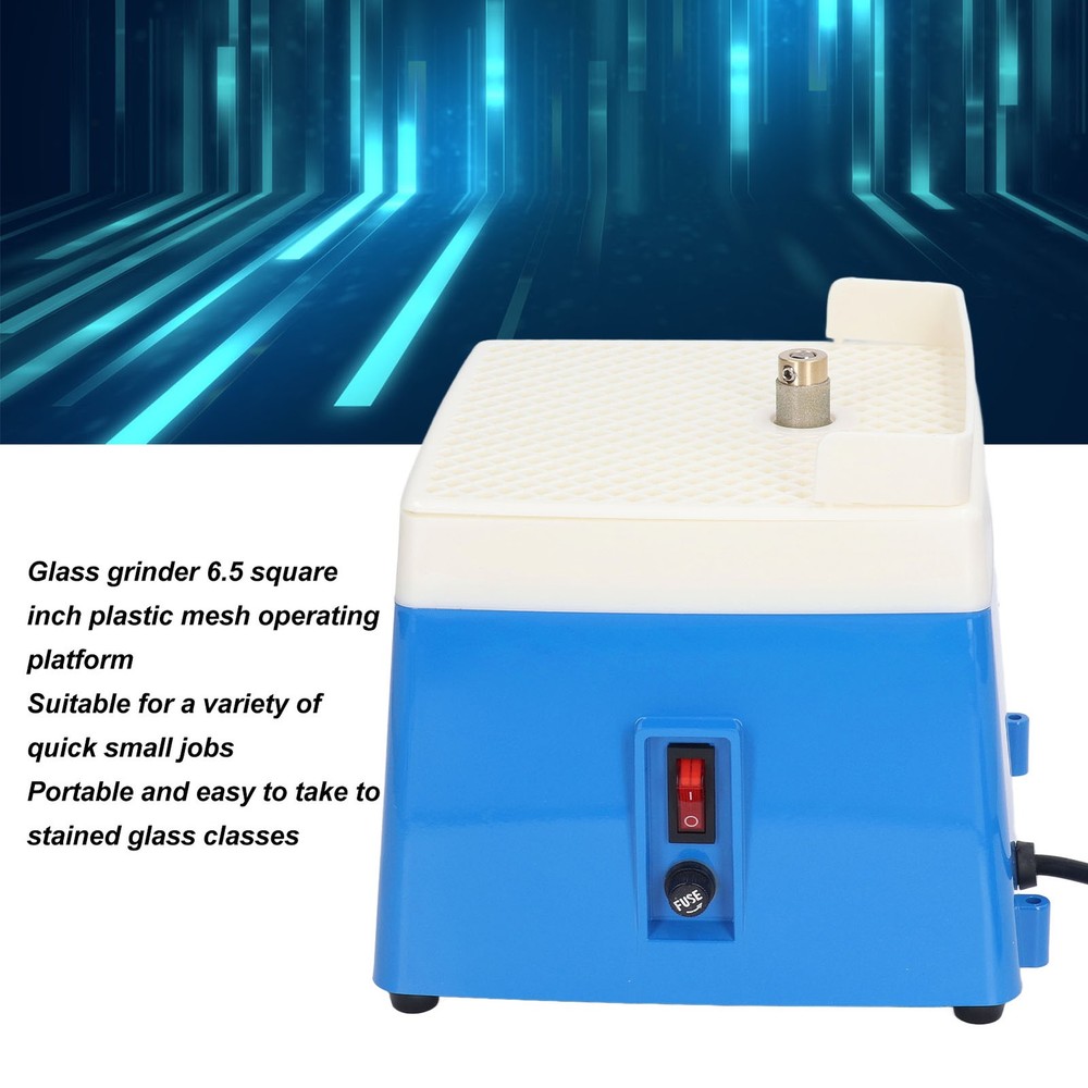 Stained Glass Grinder Machine Mini Art Grinding Processing Tool Kit New