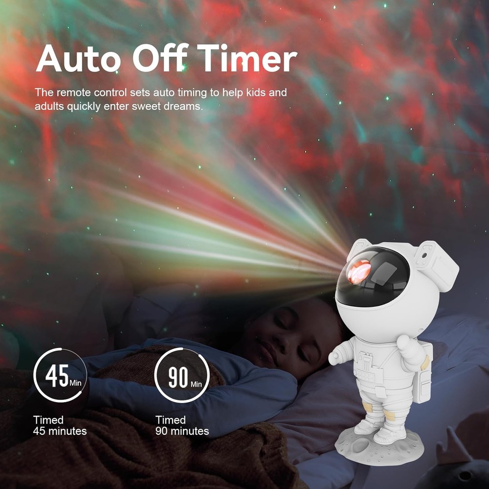Astronaut Star Projector - Galaxy Night Light