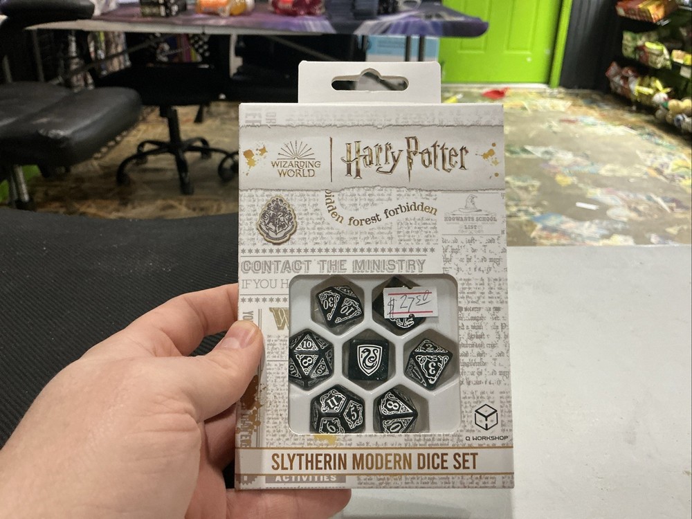 Harry Potter Slytherin Modern Dice Green