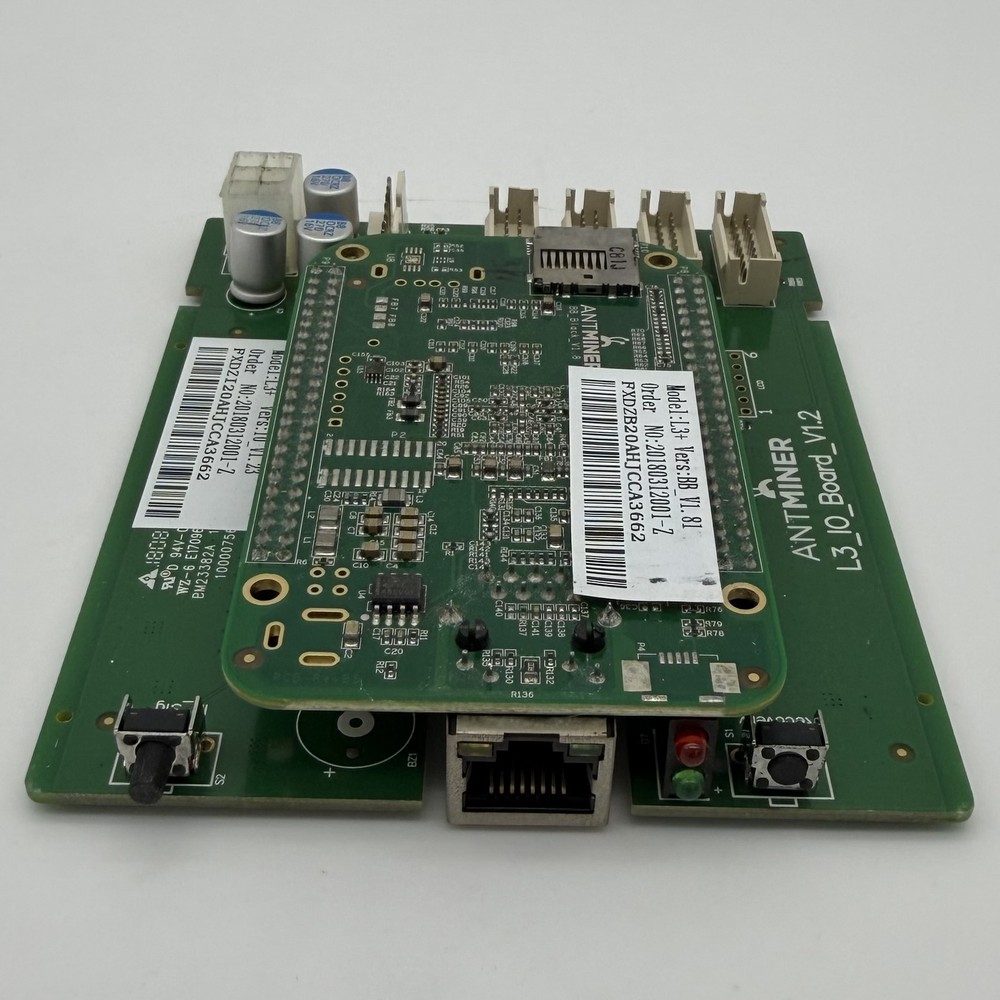 Bitmain Antminer L3/L3+/L3++ Control Board Used