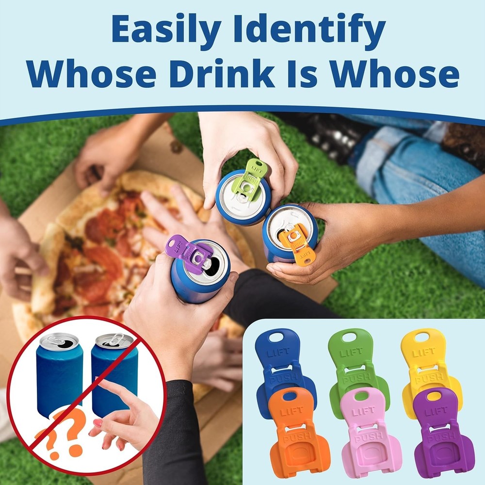 The Complete Cover Easy Tab Opener – Beverage Barricade 2.0 (6-Pack)