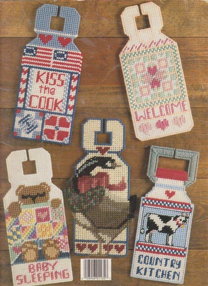 OOP!!! MORE DOOR SIGNS IN PLASTIC CANVAS