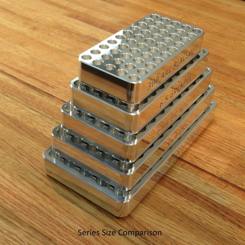 300 Whisper - Precision Loading Block - 1" Thick Billet Aluminum (50)