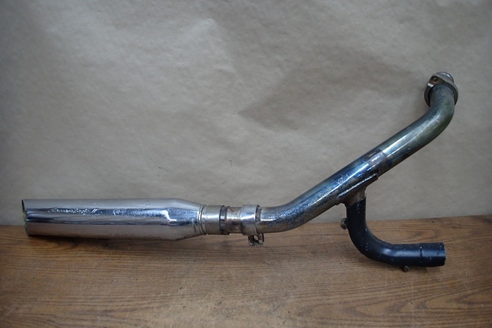 HARLEY DAVIDSON CHROME SCREAMIN EAGLE II EXHAUST PIPE HEADER MUFFLER